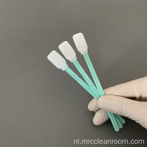 MPS-712 Vlakke rechthoekige kop Cleanroom Polyester Swab